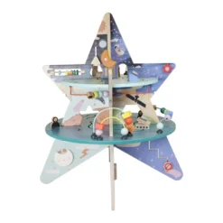 Manhattan Toy Double-Decker Celestial Star Explorer Wooden Activity Center With Shape Gliders, Spinners, Bead Runs And Alluring Artwork -The Manhattan Toy Company GUEST 051e3df5 4f31 42d5 a565 189ae65f4992