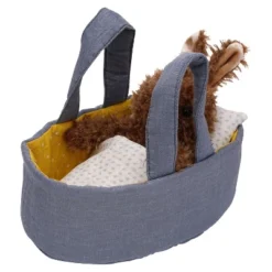 Manhattan Toy Moppettes Beau Bunny Stuffed Animal Nurturing Playset With Bunny Plush Toy, Fabric Bassinet, Blanket & Pillow -The Manhattan Toy Company GUEST 07c0d4ba 5b91 46a9 b05a 4ad9124ed411