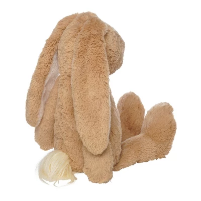 Manhattan Toy Willow The Coffee & Beige Snuggle Bunnies 12" Stuffed Animal With Embroidered Accents 6 Manhattan Toy Willow The Coffee & Beige Snuggle Bunnies 12" Stuffed Animal With Embroidered Accents - Image 4