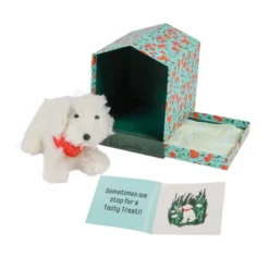 Manhattan Toy Bed & Biscuit Labradoodle Plush Puppy Dog & Keepsake Dog House With Mini-Storybook In Hidden Drawer -The Manhattan Toy Company GUEST 0bfeb4b7 56a8 460c 90cf 80771eab351a