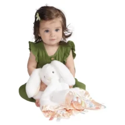 Manhattan Toy Fairytale Snuggle Bunny Blankie Ultra-soft Soothing Baby Lovey, 19" X 19" -The Manhattan Toy Company GUEST 0c31633e a10e 408b a788 ce1b3d68a8fb