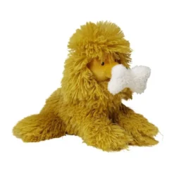 Manhattan Toy Posh Pepper Afghan Hound Dog 9" Stuffed Animal With Magnetic Plush Bone. -The Manhattan Toy Company GUEST 10e3cbd4 3c67 4324 8732 33a47daa194a