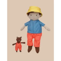 Manhattan Toy Playdate Friends Alex Machine Washable And Dryer Safe 14 Inch Doll With Mini Bear Stuffed Animal