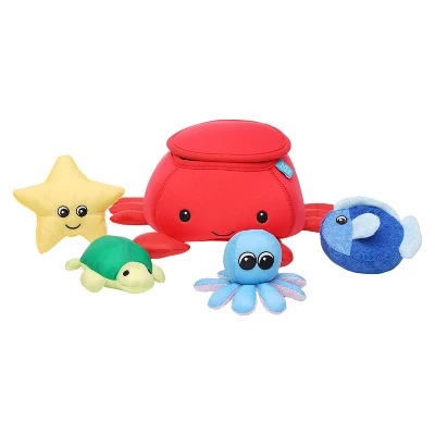 Manhattan Toy Neoprene Crab 5 Piece Floating Spill N Fill Bath Toy With Quick Dry Sponges And Squirt Toy 7 Manhattan Toy Neoprene Crab 5 Piece Floating Spill N Fill Bath Toy With Quick Dry Sponges And Squirt Toy - Image 6