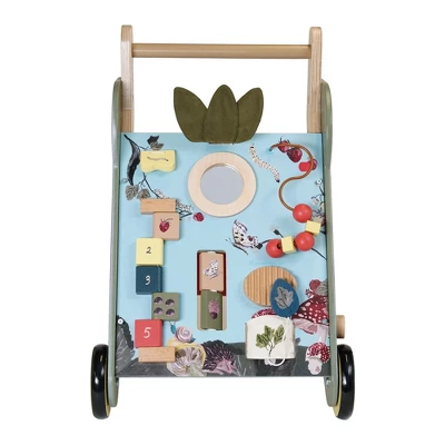 Manhattan Toy Wildwoods Owl Wooden Push Cart With Shape Sorter And Basket, Serrated Oval, Spinners, Bead Run And More 3 Manhattan Toy Wildwoods Owl Wooden Push Cart With Shape Sorter And Basket, Serrated Oval, Spinners, Bead Run And More