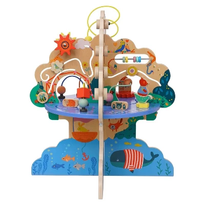 Manhattan Toy Playground Adventure Wooden Toddler Activity Center With Gliders, Abacus Track, Spinners, Spring Toys And Bead Runs 3 Manhattan Toy Playground Adventure Wooden Toddler Activity Center With Gliders, Abacus Track, Spinners, Spring Toys And Bead Runs
