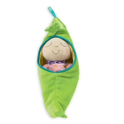 Manhattan Toy Snuggle Pod Sweet Pea First Baby Doll With Green Cozy Sleep Sack (205180) 3 Manhattan Toy Snuggle Pod Sweet Pea First Baby Doll With Green Cozy Sleep Sack (205180)