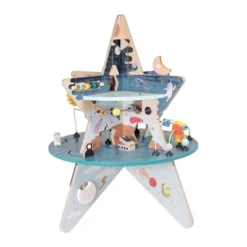 Manhattan Toy Double-Decker Celestial Star Explorer Wooden Activity Center With Shape Gliders, Spinners, Bead Runs And Alluring Artwork -The Manhattan Toy Company GUEST 3960315c 6364 47a9 bf8b 5431a8f720b3