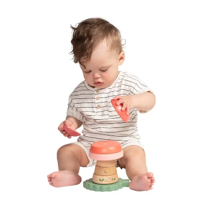 Manhattan Toy Folklore Fun-gi Magnetic Wooden Toadstool Shaped Stacking Toy For Babies 9 Months And Up 4 Manhattan Toy Folklore Fun-gi Magnetic Wooden Toadstool Shaped Stacking Toy For Babies 9 Months And Up - Image 2