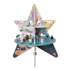 Manhattan Toy Double-Decker Celestial Star Explorer Wooden Activity Center With Shape Gliders, Spinners, Bead Runs And Alluring Artwork -The Manhattan Toy Company GUEST 568db46c 0da3 455f 9c81 8526bc9e2ce4