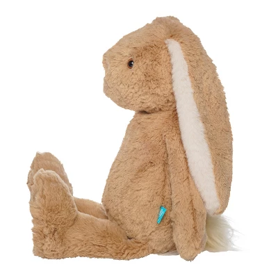 Manhattan Toy Willow The Coffee & Beige Snuggle Bunnies 12" Stuffed Animal With Embroidered Accents 4 Manhattan Toy Willow The Coffee & Beige Snuggle Bunnies 12" Stuffed Animal With Embroidered Accents - Image 2