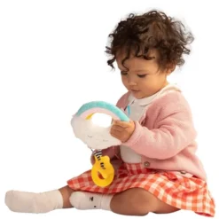 Manhattan Toy Cherry Blossom Days Cloud Baby Circle Rattle With Crinkle Paper And Teethers 8 Manhattan Toy Cherry Blossom Days Cloud Baby Circle Rattle With Crinkle Paper And Teethers -The Manhattan Toy Company GUEST 5db96668 72a2 476a 802a 1b6bfaeba38c