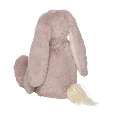 Manhattan Toy Ivy The Mauve & Light Beige Snuggle Bunnies 12" Stuffed Animal With Embroidered Accents 7 Manhattan Toy Ivy The Mauve & Light Beige Snuggle Bunnies 12" Stuffed Animal With Embroidered Accents - Image 5