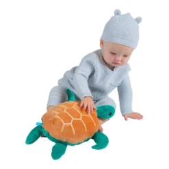 Manhattan Toy Velveteen Salty Sea Turtle Ocean Life Toy Stuffed Animal, 14.5" -The Manhattan Toy Company GUEST 65547b00 4af5 47ef a6e2 e47ab007ed91