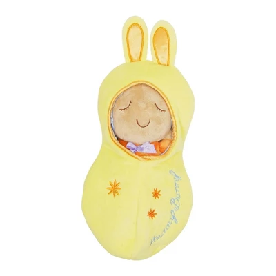 Manhattan Toy Snuggle Pod Hunny Bunny First Baby Doll With Yellow Cozy Sleep Sack 3 Manhattan Toy Snuggle Pod Hunny Bunny First Baby Doll With Yellow Cozy Sleep Sack