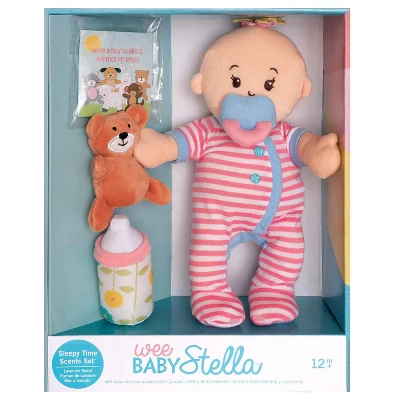 Manhattan Toy Wee Baby Stella Sleepy Time Scents 12" Soft Baby Doll Set 8 Manhattan Toy Wee Baby Stella Sleepy Time Scents 12" Soft Baby Doll Set - Image 6