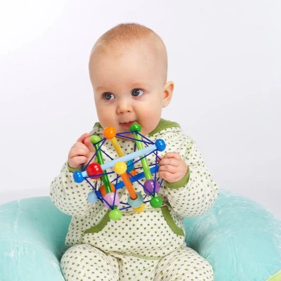 Manhattan Toy Skwish Color Burst Rattle And Teether Grasping Activity Toy (Un-boxed) 3 Manhattan Toy Skwish Color Burst Rattle And Teether Grasping Activity Toy (Un-boxed)