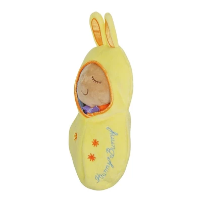 Manhattan Toy Snuggle Pod Hunny Bunny First Baby Doll With Yellow Cozy Sleep Sack 6 Manhattan Toy Snuggle Pod Hunny Bunny First Baby Doll With Yellow Cozy Sleep Sack - Image 4