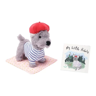 Manhattan Toy Bed & Biscuit Frenchie Plush Puppy Dog & Keepsake Dog House With Mini-Storybook In Hidden Drawer 2 Manhattan Toy Bed & Biscuit Frenchie Plush Puppy Dog & Keepsake Dog House With Mini-Storybook In Hidden Drawer