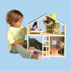 Manhattan Toy Little Nook 19-Piece Wooden Playhouse With Loft For Kids 3 + Year Old And Up -The Manhattan Toy Company GUEST 7a356ba7 9987 4dfb b423 a17803875b56