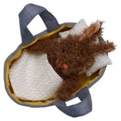 Manhattan Toy Moppettes Beau Bunny Stuffed Animal Nurturing Playset With Bunny Plush Toy, Fabric Bassinet, Blanket & Pillow -The Manhattan Toy Company GUEST 7b2006e1 b10f 4751 859c 0ad230c072dd