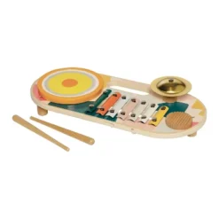Manhattan Toy Beats To Go Wooden Toddler And Preschool Musical Learning Toy Xylophone, Drum, Cymbal And Washboard -The Manhattan Toy Company GUEST 7c9f0b28 425f 426e 8dbd 29b6b6524a92