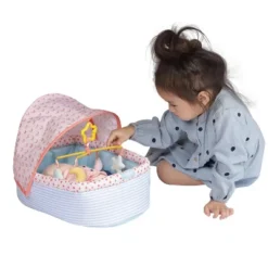 Manhattan Toy Stella Collection Soft Baby Doll Crib With Removable Canopy And Mobile For 12" To 15" Baby Dolls -The Manhattan Toy Company GUEST 7ef4ffa5 e98d 4d9c 9a9b 6f3b703d9684