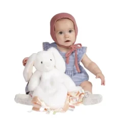 Manhattan Toy Fairytale Snuggle Bunny Blankie Ultra-soft Soothing Baby Lovey, 19" X 19"