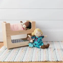 Manhattan Toy Night Night Wooden Play Sleigh Bed With Pillow And Blanket For Dolls And Stuffed Animals -The Manhattan Toy Company GUEST 8bb5e306 2c0a 447e ad4f 89d4a2924651