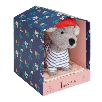 Manhattan Toy Bed & Biscuit Frenchie Plush Puppy Dog & Keepsake Dog House With Mini-Storybook In Hidden Drawer 5 Manhattan Toy Bed & Biscuit Frenchie Plush Puppy Dog & Keepsake Dog House With Mini-Storybook In Hidden Drawer - Image 4