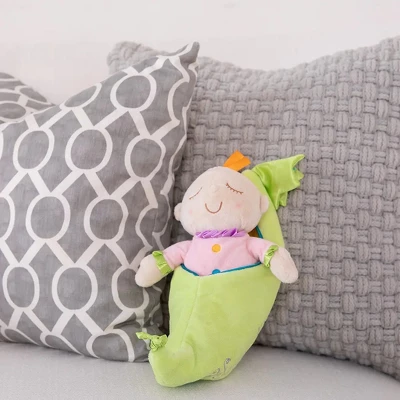 Manhattan Toy Snuggle Pod Sweet Pea First Baby Doll With Green Cozy Sleep Sack (205180) 4 Manhattan Toy Snuggle Pod Sweet Pea First Baby Doll With Green Cozy Sleep Sack (205180) - Image 2