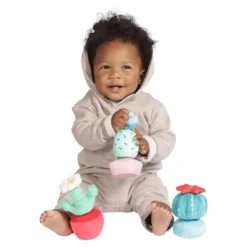 Manhattan Toy Cactus Garden 9 Piece Mix & Match Magnetic Plush Stacking Toy Playset -The Manhattan Toy Company GUEST 904c5889 7d23 4508 95dc e4df34fd0845