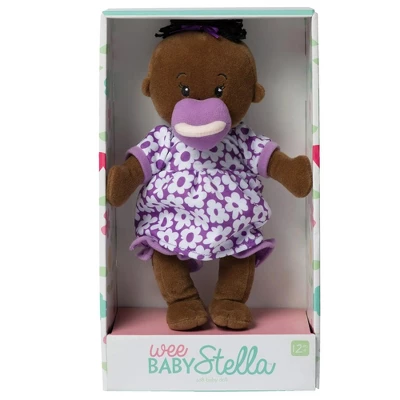 Manhattan Toy Wee Baby Stella Brown 12" Soft Baby Doll 4 Manhattan Toy Wee Baby Stella Brown 12" Soft Baby Doll - Image 2