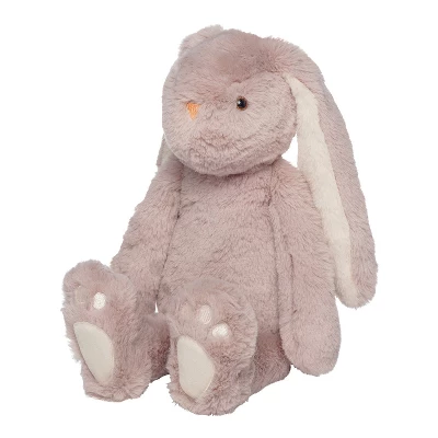 Manhattan Toy Ivy The Mauve & Light Beige Snuggle Bunnies 12" Stuffed Animal With Embroidered Accents 5 Manhattan Toy Ivy The Mauve & Light Beige Snuggle Bunnies 12" Stuffed Animal With Embroidered Accents - Image 3