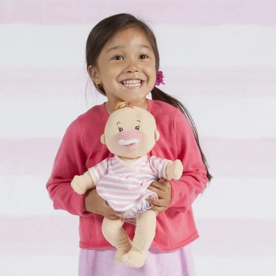 Manhattan Toy Baby Stella Peach 15" Soft First Baby Doll For Ages 1 Year And Up, No Retail Packaging 4 Manhattan Toy Baby Stella Peach 15" Soft First Baby Doll For Ages 1 Year And Up, No Retail Packaging - Image 2