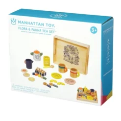 Manhattan Toy Flora Fauna Toddler And Kids Pretend Play Wooden Tea Set, 23-Piece -The Manhattan Toy Company GUEST a993463a ae34 4c48 8dea 1e3768d5d8e7