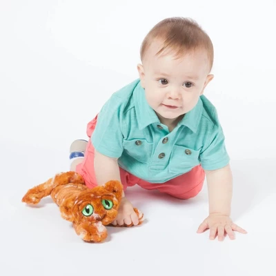 Manhattan Toy Lavish Lanky Cats Golden Ginger 14" Plush 4 Manhattan Toy Lavish Lanky Cats Golden Ginger 14" Plush - Image 2