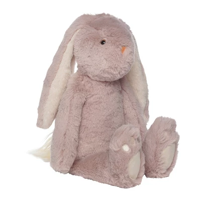 Manhattan Toy Ivy The Mauve & Light Beige Snuggle Bunnies 12" Stuffed Animal With Embroidered Accents 4 Manhattan Toy Ivy The Mauve & Light Beige Snuggle Bunnies 12" Stuffed Animal With Embroidered Accents - Image 2