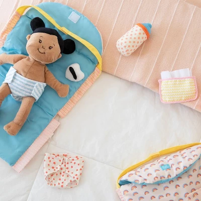 Manhattan Toy Stella Collection 11-Piece Baby Doll Diaper Bag Changing Mat Combo Set For 12" And 15" Soft Dolls 7 Manhattan Toy Stella Collection 11-Piece Baby Doll Diaper Bag Changing Mat Combo Set For 12" And 15" Soft Dolls - Image 5