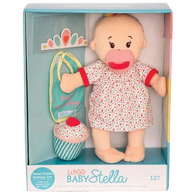 Manhattan Toy Wee Baby Stella Sweet Scents 12" Soft Baby Doll And Birthday Set 6 Manhattan Toy Wee Baby Stella Sweet Scents 12" Soft Baby Doll And Birthday Set - Image 4