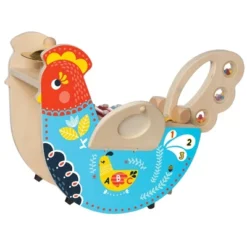Manhattan Toy Musical Chicken Wooden Instrument For Toddlers With Maraca, Cymbal, Clacking Wings, Drumsticks, Washboard And Xylophone -The Manhattan Toy Company GUEST c4d162d6 352b 442a 8ba9 04860b5d0607