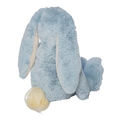 Manhattan Toy River The Blue & Light Apricot Snuggle Bunnies 12" Stuffed Animal With Embroidered Accents 6 Manhattan Toy River The Blue & Light Apricot Snuggle Bunnies 12" Stuffed Animal With Embroidered Accents - Image 4