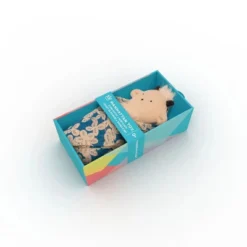 Manhattan Toy Embroidered Plush Goat Baby Rattle + Soft Cotton Burp Cloth, 16 X 16 Inches -The Manhattan Toy Company GUEST c7e2f22f 827f 4b5f a0b1 7e3904da6f52