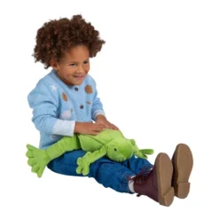 Manhattan Toy Velveteen Fidgety Frog Pond Life Toy Stuffed Animal, 14" -The Manhattan Toy Company GUEST cca50f31 fff8 4829 bdb2 d80fdaefe6ce