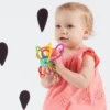 Manhattan Toy Zoo Winkel Owl Rattle And Sensory Teether -The Manhattan Toy Company GUEST ce40db32 247e 4f65 be01 409b1f2393d7