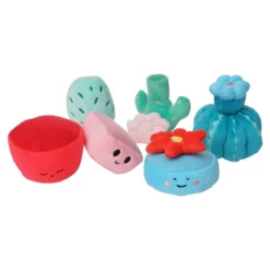 Manhattan Toy Cactus Garden 9 Piece Mix & Match Magnetic Plush Stacking Toy Playset -The Manhattan Toy Company GUEST d5a3d34c 0497 4a83 9faf 90f671443f0f