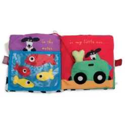 Manhattan Toy Soft Activity Book With Tethered Toy, Where's The Bone? -The Manhattan Toy Company GUEST dd5d7003 bd0e 432e b5f2 f208727595e4