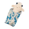 Manhattan Toy Embroidered Plush Goat Baby Rattle + Soft Cotton Burp Cloth, 16 X 16 Inches -The Manhattan Toy Company GUEST f59546dd c4bb 4c39 b3e7 875bdd8d3022